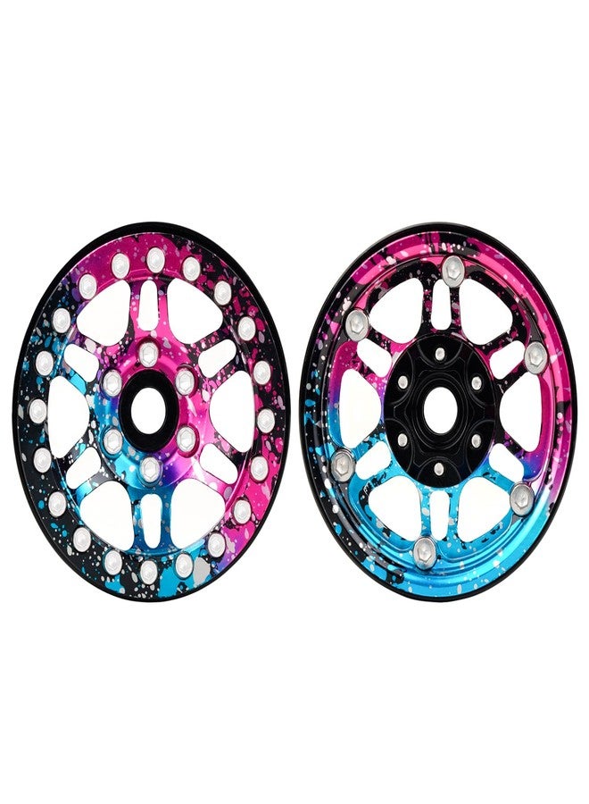 TCRC 4PCS Splash Anodizing Aluminum 1.9 Inch Beadlock Wheels Hubs for 1/10 RC Crawler Axial Wraith RR10 YETI SCX10 D90 TRAXXAS TRX4 CC01 - Image 2